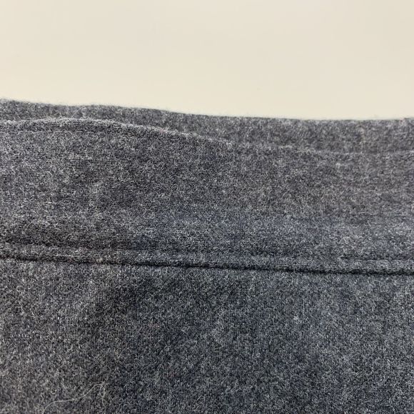 Vintage Miss Pendleton 8 Wool Midi Skirt Gray Straight Career - Picture 3 of 12